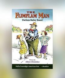 An illustrated cover of the book The Flimflam Man