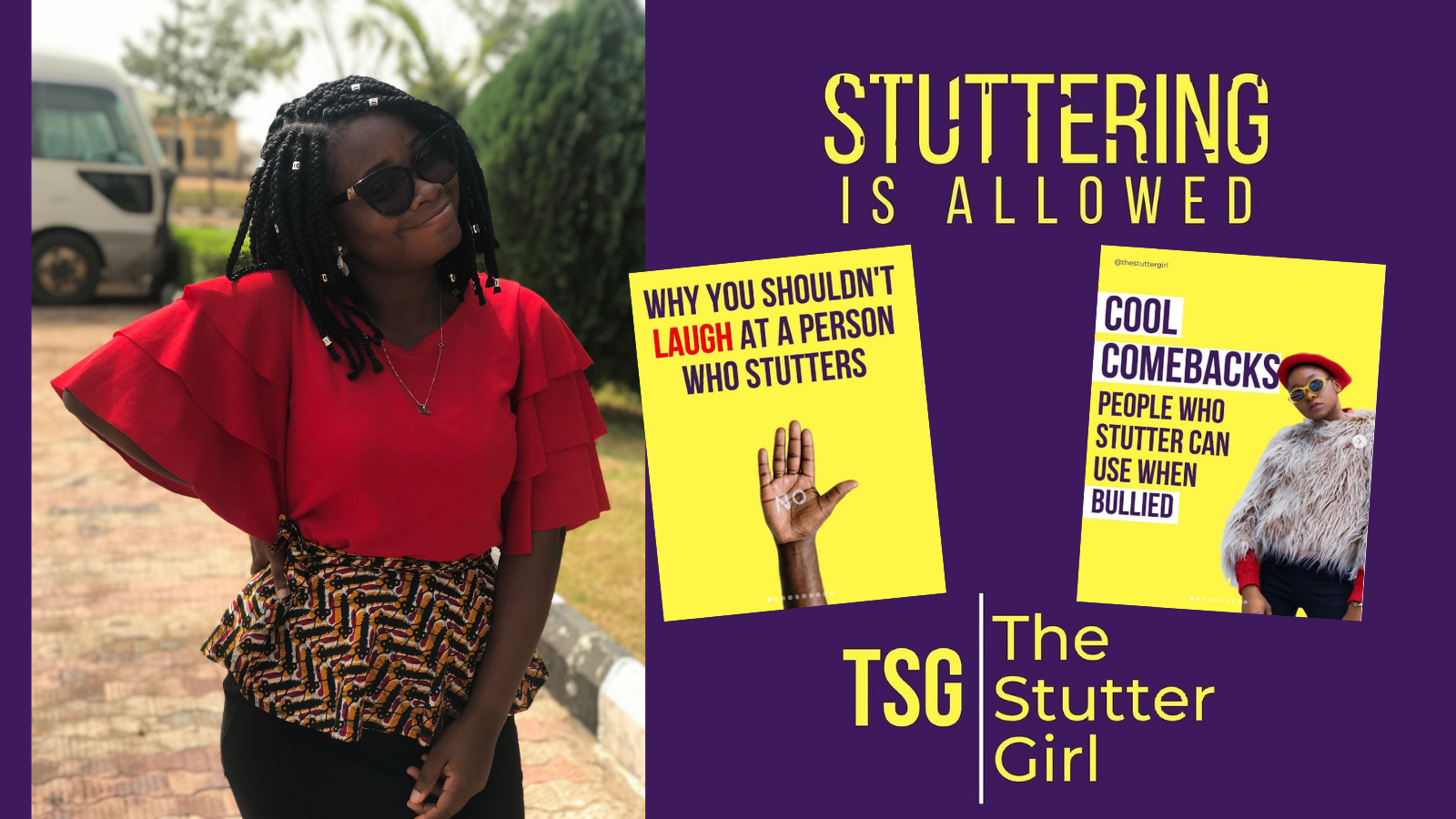 My Instagram account: The Stutter Girl | STAMMA