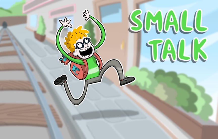 Gareth's comic: Small Talk | STAMMA