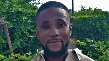 A man looking at the camera