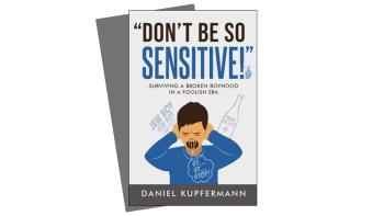 A book cover featuring an illustrated man covering his ears with his hands and closing his eyes