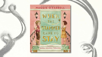 An illustrated children's book cover, surrounded by charcoal swirls