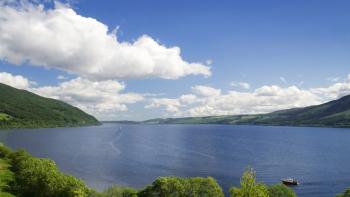 Loch Ness on sunny day