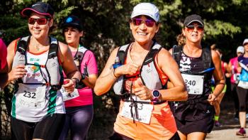 Women running a marathon