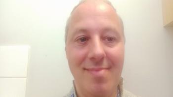 A man smiling