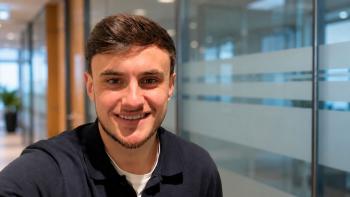 A man smiling