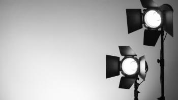 Two theatre/tv/film production lights