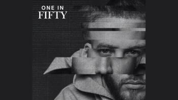 A man's face, with each part separated and moved about, next to the words 'One in Fifty'