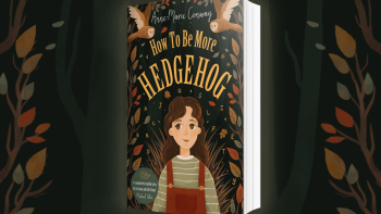 A book cover with an illustrated girl on the front