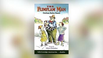 An illustrated cover of the book The Flimflam Man