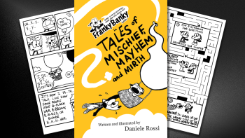 A book cover and selected pages from within the book