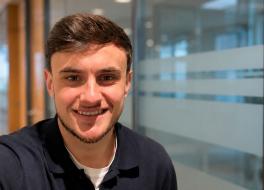 A man smiling
