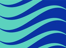 An illustrated wave pattern