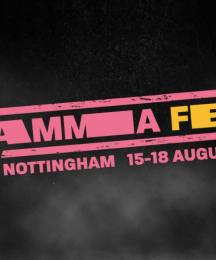 A logo saying 'STAMMAFest 15-18 August 2024 Nottingham