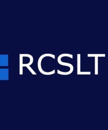 A logo featuring five squares and the initials RCSLT