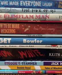 A pile of books
