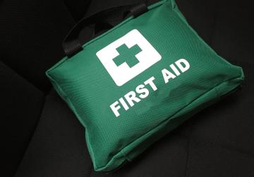 A first aid kit bag