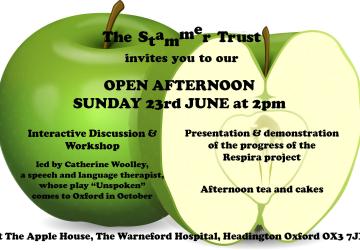 The Stammer Trust Open Afternoon
