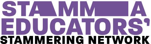 A logo, with the text 'STAMMA Educators' Stammering Network'