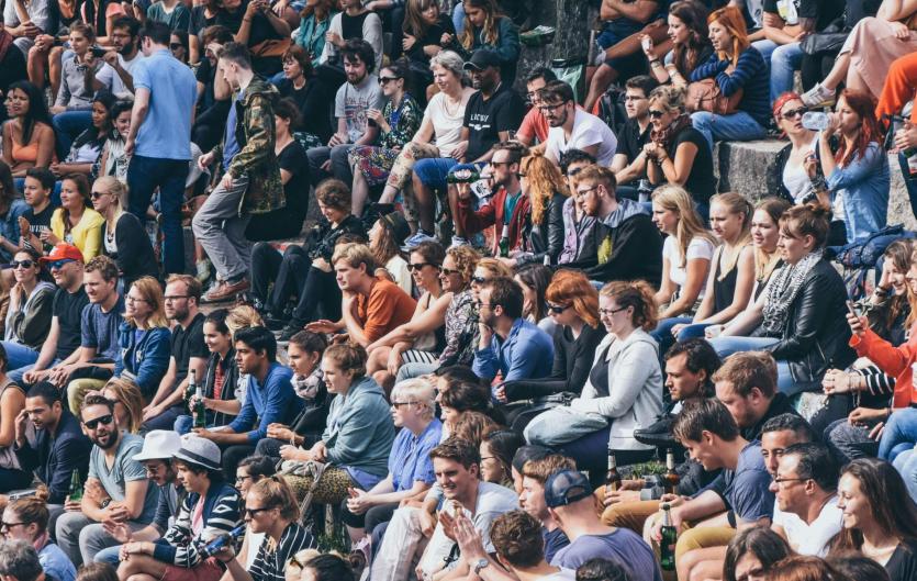 How many adults stammer? A crowd scene at a sporting event