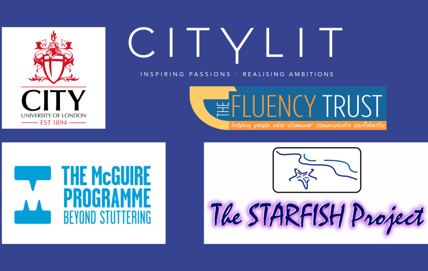 More About Each Option Five logos saying City University, City Lit, The Fluency Trust, The McGuire Programme and The Starfish project