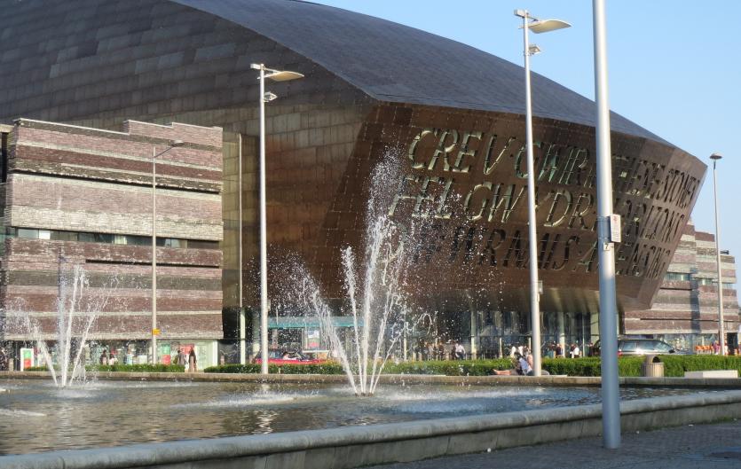 A notable building in Cardiff