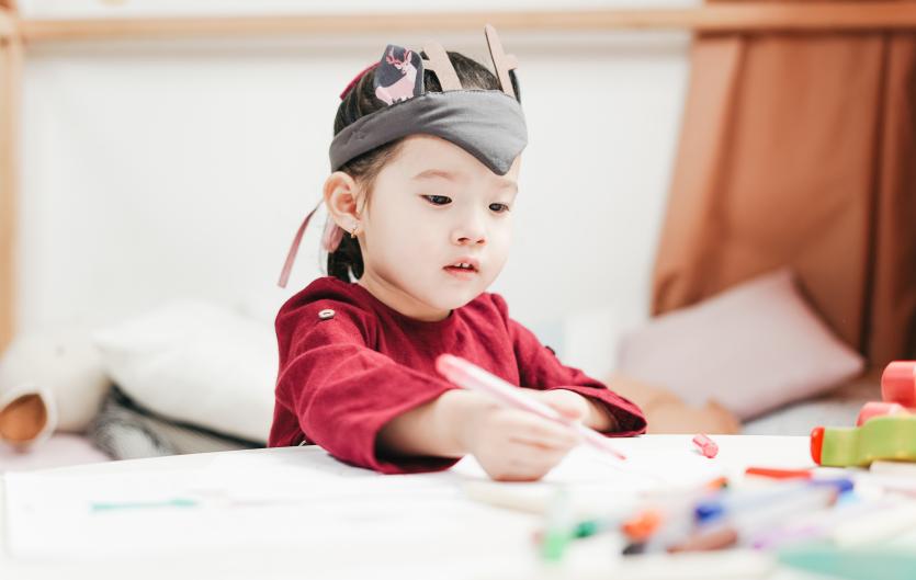 Nurturing resilience in children who stammer A young child painting