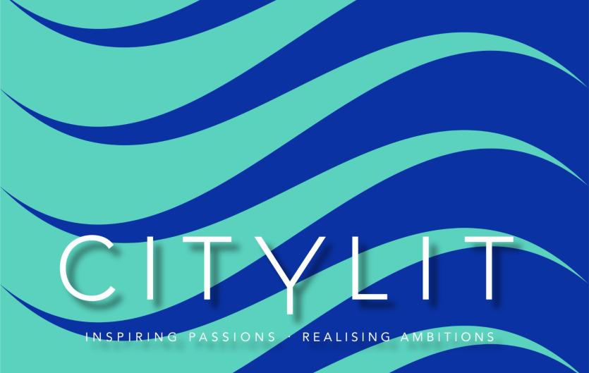 A wave pattern with the text 'City Lit' on top