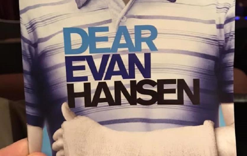 An open letter to Dear Evan Hansen The cover of the brochure to the musical Dear Evan Hansen