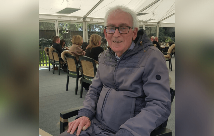 Experimenting with rhythm and gestures The article's author, John Boon, sitting in a restaurant looking at the camera