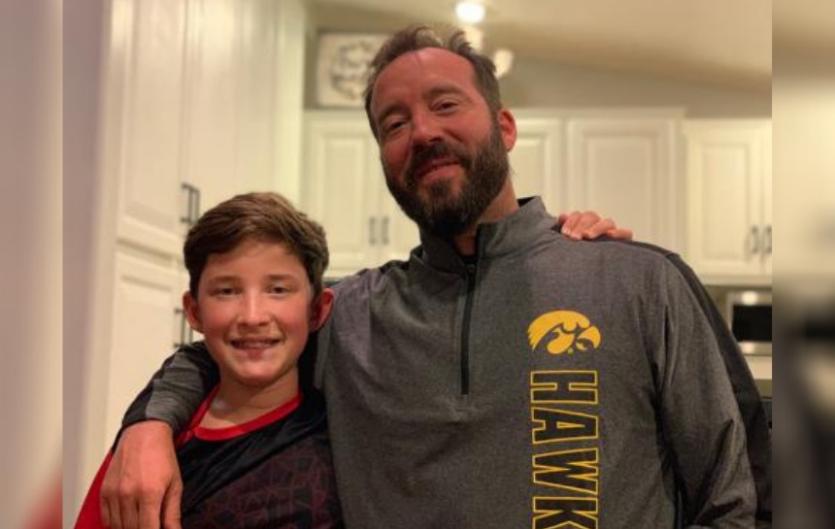 A Father's Advice The article's author, Rick Arenas and son