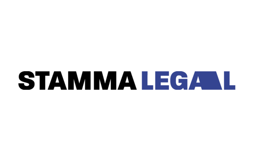 Network for people who stammer in the legal profession The words STAMMA Legal against a plain white background