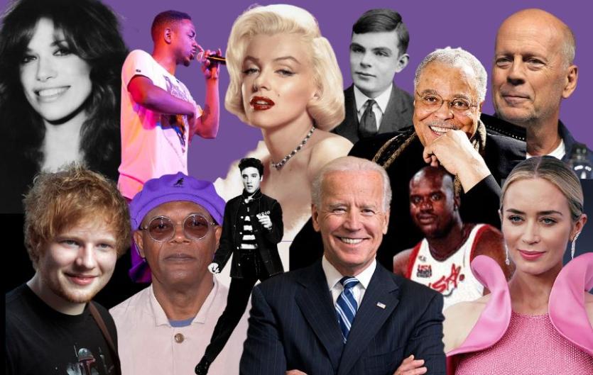 Influential People who Stammer A montage featuring lots of famous people