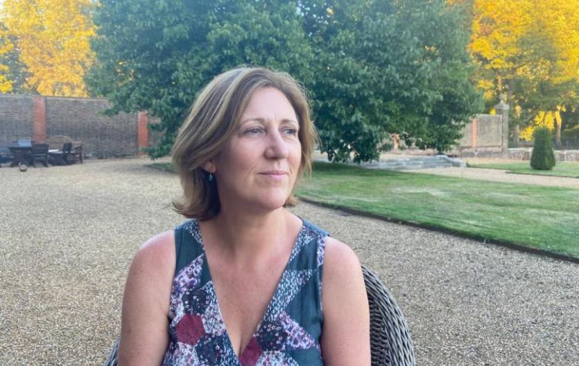 How challenging myself transformed my voice A women in a park looking into the distance