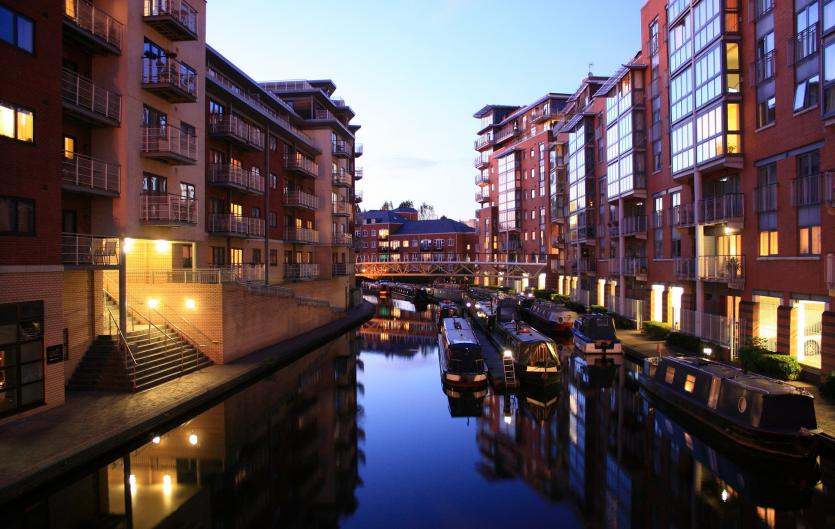 The Birmingham Stammering Support Group A canal scene from Birmingham City Centre