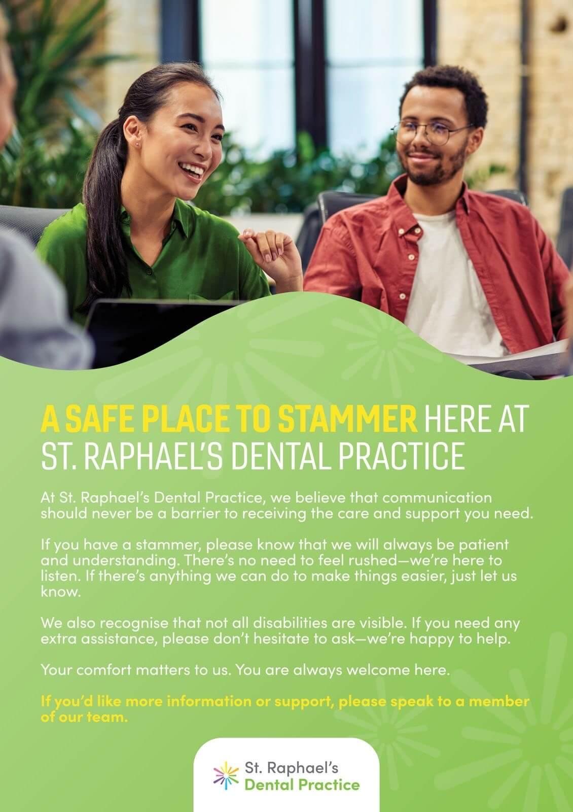 A safe space to stammer: my poster | STAMMA