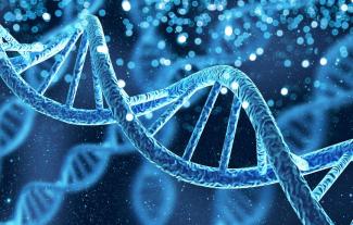 DNA gene helix spiral molecule structure