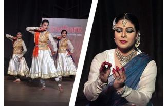 Women doing Indian dancing