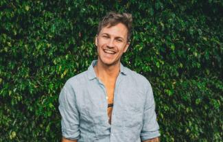 A man smiling