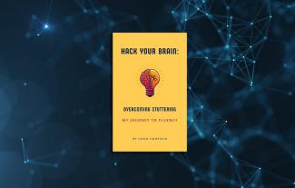 A book cover, with neural pathways in the background