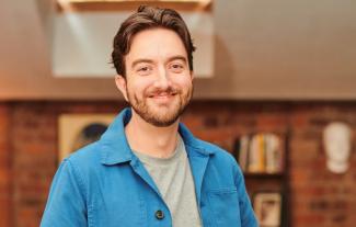 A man smiling