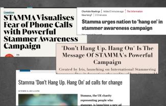 Four newspaper headlines