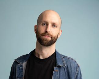 A man smiling