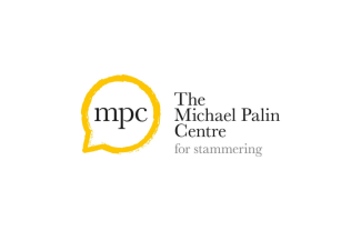 A logo saying The Michael Palin Centre for Stammering'