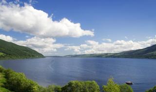 Loch Ness on sunny day