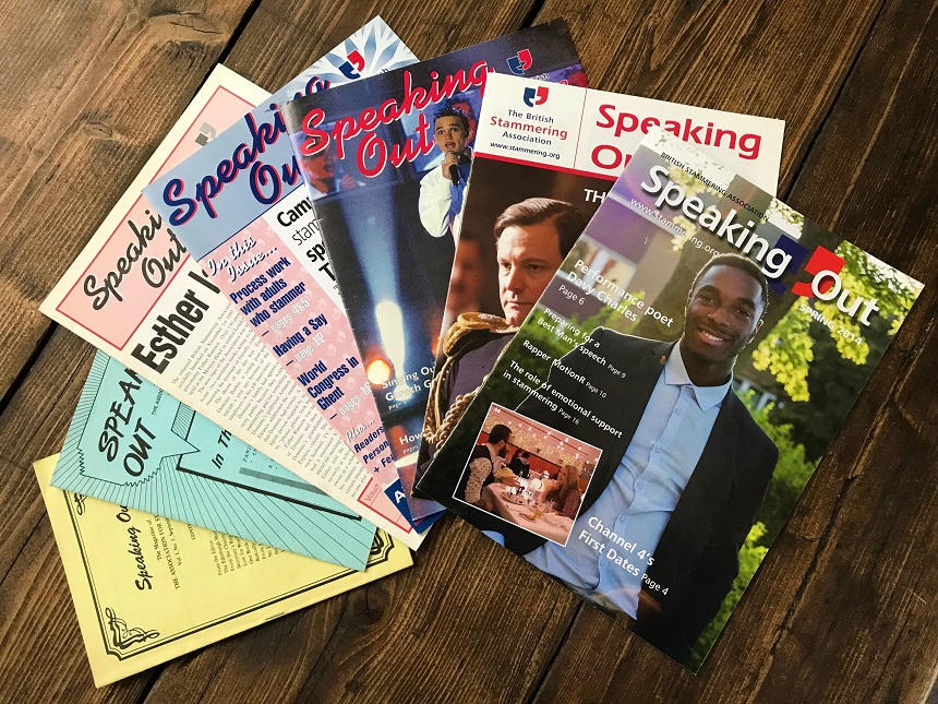Six magazines spread out in a fan