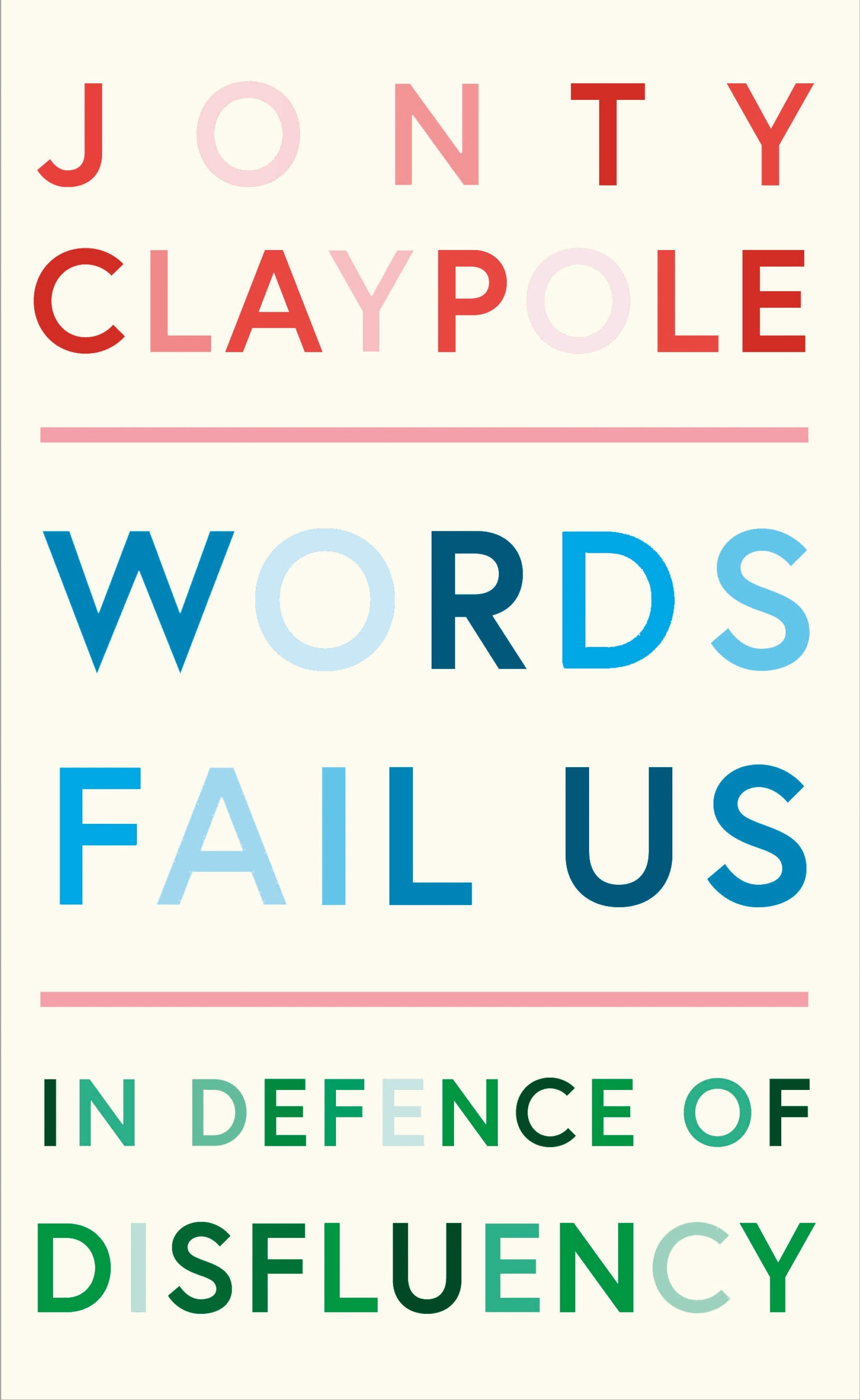 Cover of the book Words Fail Us