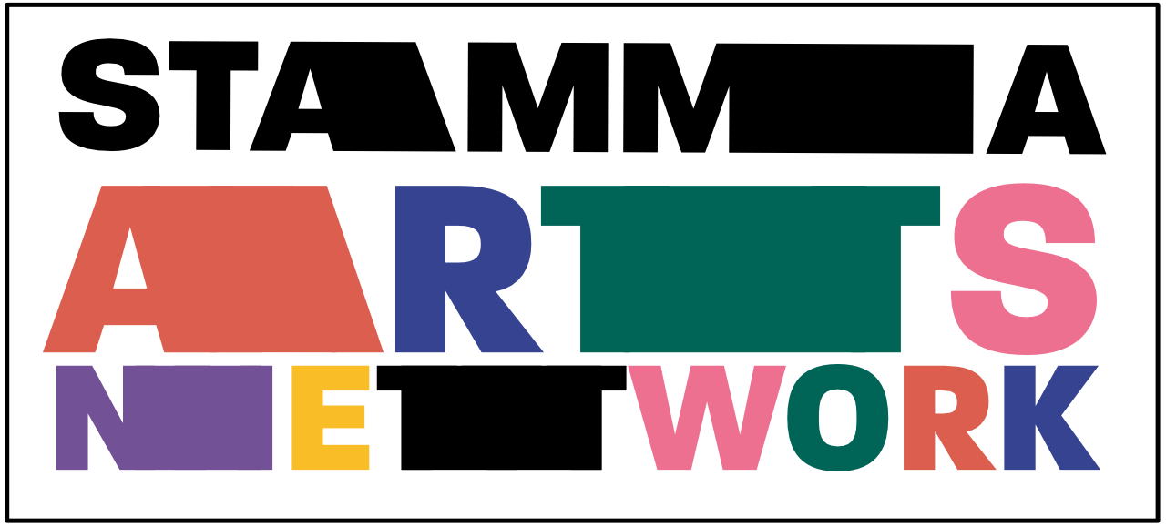 A logo saying 'STAMMA Arts Network'