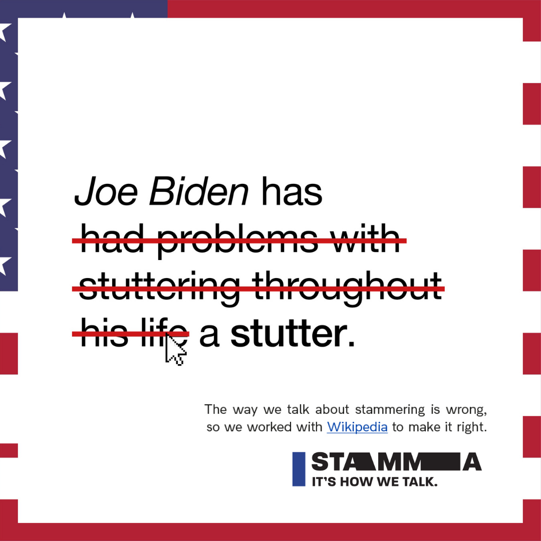 A Find The Right Words campaign advert for Joe Biden