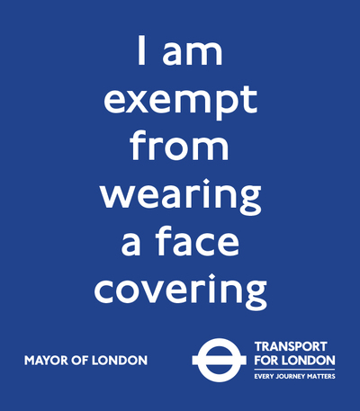 Transport for London's exemption card